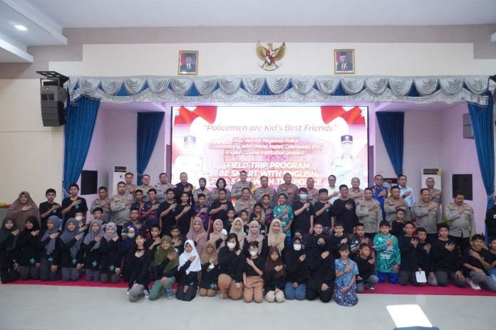 Kapolda Kepri Irjen Pol. Dr. Aris Budiman, menghadiri pembukaan Field Trip program Yayasan Prima Insani Cakrawala di Polda Kepri, Kamis (29/12) F, Polda Kepri
