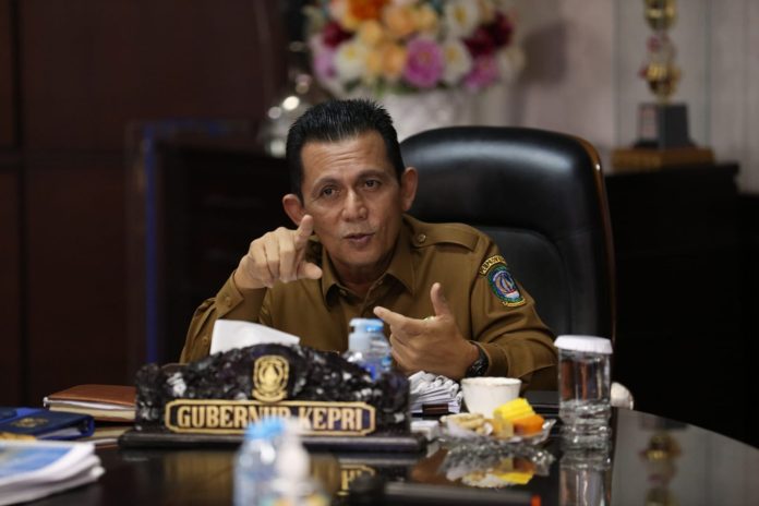 Gubernur Kepri, Ansar Ahmad mengatakan Kepri di peringkat ketiga inflasi terendah se Sumatera setelah Bangka Belitung dan Lampung y.o.y di Bulan Desember F,Diskominfo Kepri