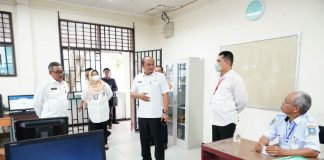 812 Calon PPPK Guru Ikuti Ujian Seleksi CAT-UNBK Sekretaris Daerah (Sekda) Kota Batam, Jefridin Hamid hadir dan memantau langsung ujian mengatakan pengadaan PPPK JF guru Pemko Batam, Rabu (18/1) F,Pemko Batam