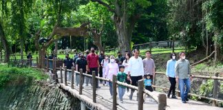Kunjungi Hasil Revitalisasi Solo Safari, Presiden Jokowi yakin Hasil Revitalisasi Jadi Destinasi Wisata Baru di Solo Presiden Jokowi saat mengunjungi kawasan wisata Solo Safari, Kota Surakarta, Jawa Tengah, Senin (23/01/2023). (Foto: BPMI Setpres/Muchlis Jr)