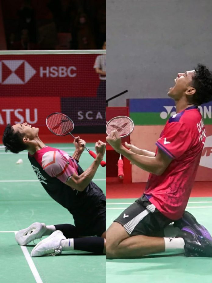 dua tunggal putra Indonesia Jonatan Christie (Jojo) dan Chico Aura Dwi Wardoyo berhasil menciptakan All final Indonesia dalam pertandingan semifinal Sabtu (28/1) F,PBSI