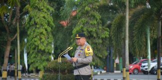 Operasi Seligi di Mulai Sejak Hari ini Hingga 20 Februari Kapolda Kepri Irjen Pol Drs Tabana Bangun memimpin langsung apel gelar pasukan operasi keselamatan Seligi - 2023 di Lapangan Upacara Polda Kepri pada hari Selasa (07/02) F,Polda Kepri