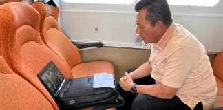 Gubernur Ansar Paparkan Strategi dalam Interview PPKM Award 2023 Gubernur Kepulauan Riau, Ansar Ahmad memaparkan strategi T3VAK SIREH, strategi penanganan pandemi Covid-19 yang terbukti berhasil di Kepri, Kamis (9/3) F,Diskominfo Kepri