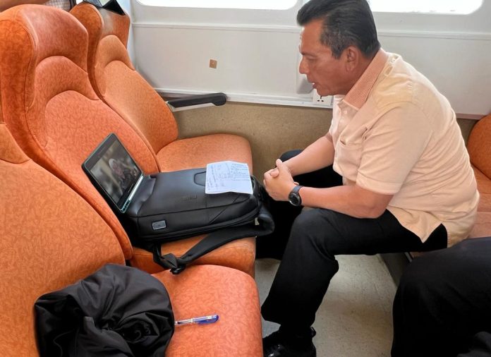 Gubernur Kepulauan Riau, Ansar Ahmad memaparkan strategi T3VAK SIREH, strategi penanganan pandemi Covid-19 yang terbukti berhasil di Kepri, Kamis (9/3) F,Diskominfo Kepri