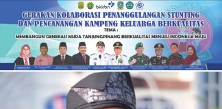 Besok, Pemko akan Gelar Gerakan Kolaborasi Penanggulangan Stunting dan Pencanangan Kampung Keluarga Berkualitas Kadis Kominfo Kota Tanjungpinang, Teguh Susanto mengatakan Pemerintah Kota Tanjungpinang dengan akan melaksanakan kegiatan Gerakan Kolaborasi Penanggulangan Stunting dan Pencanangan Kampung Keluarga Berkualitas di lapangan Makodim 0315/Tanjungpinang, Selasa (14/3) F, Diskominfo Kota