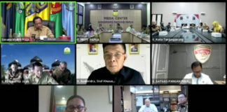 Mampu dan Konsisten Kendalikan Inflasi di Tanjungpinang, Mendagri Apresiasi Wali Kota Rahma Menteri Dalam Negeri Tito Karnavian kembali mengapresiasi Wali Kota Tanjungpinang Rahma, atas konsistensi kerja keras dalam pengendalian inflasi di Tanjungpinang. Hal itu disampaikan langsung oleh Tito Karnavian dalam Rakornas Pengendalian Inflasi Tahun 2023 yang dilaksanakan secara daring, Senin (6/3) F,Diskominfo Tanjungpinang