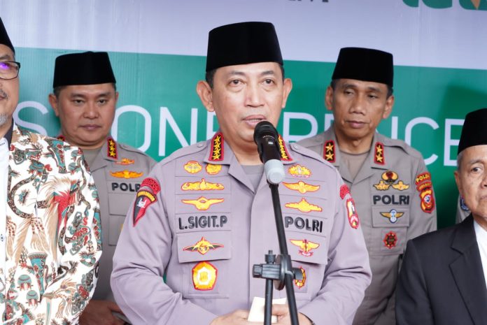 Kapolri Jenderal Listyo Sigit Prabowo mengatakan peningkatan jumlah kendaraan sejak Jumat kemarin (14/4) sudah terjadi. F,Polri