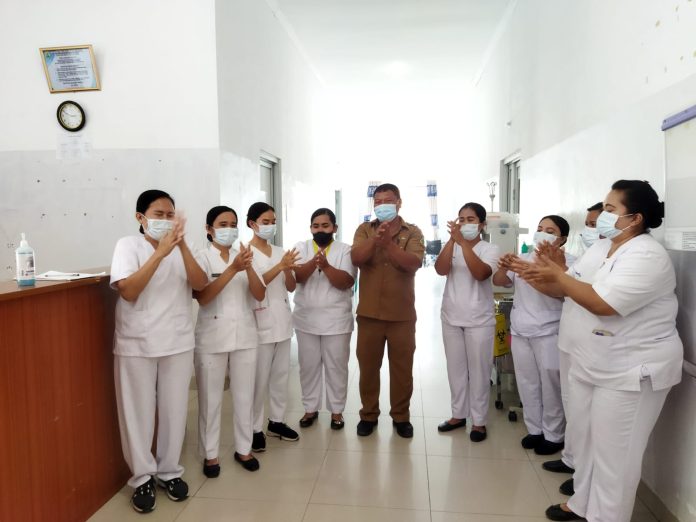 RSUD dr. Hadrianus meraih Akreditasi bintang lima (Paripurna) berdasarkan hasil penilaian tim Akreditasi yang dilaksanakan Komisi Akreditasi Rumah Sakit (KARS) tahun 2023 F,BI