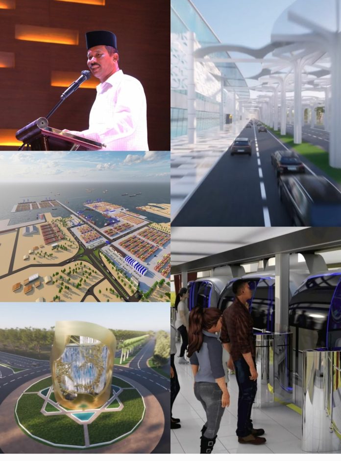 Kepala BP Batam H Muhammad Rudi (HMR) merancang Kota Batam kota modern. Beberapa design Batam Kota modern sudah ditunjukkan kepada warga Batam yang ditemuinya. F, BP Batam