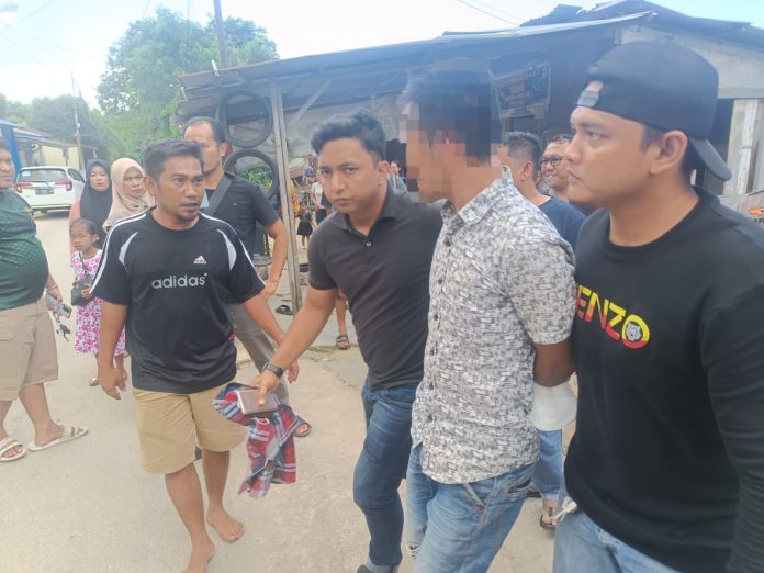 Tim Serigala Satreskrim Polres Karimun berhasil amankan pelaku penganiayaan di Batu Lipai Kelurahan Baran Barat Kecamatan Meral, Sabtu (10/06) F,Polres Karimun