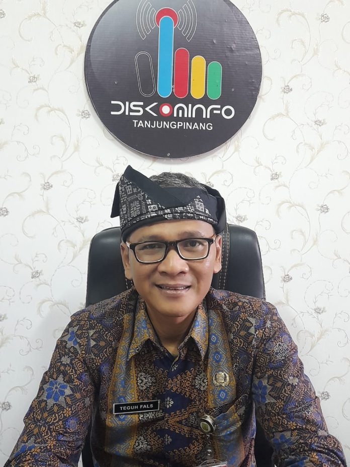 Kepala Dinas Komunikasi dan Informatika Kota Tanjungpinang Teguh Susanto F,Diskominfo Tanjungpinang
