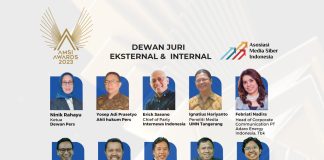 Ketua Dewan Pers Pimpin Dewan Juri AMSI Awards 2023 Para dewan juri AMSI Awards 2023 f, AMSI