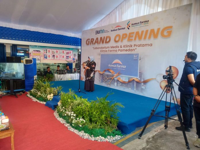 Wali Kota Tanjungpinang, Rahma, meresmikan langsung laboratorium medis yang terletak di Jalan Ahmad Yani, Pamedan itu, Kamis (13/7) f,diskominfo Tanjungpinang