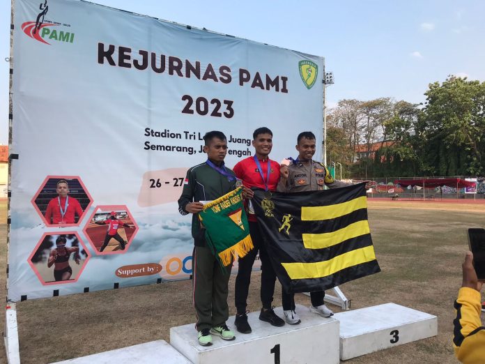Desjan berhasil meraih Kejuaraan Nasional Atletik Master Indonesia yang digelar di, Semarang Mulai tanggal 26-27 Agustus tahun 2023 f,Polda Kepri