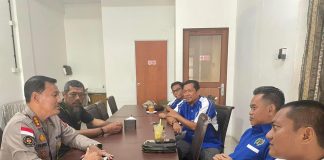 Yuk, Jaga Batam Tetap Aman dan Kondusif, Media Diminta Berperan Beri Pencerahan Kabid Humas Polda Kepri Kombes Pol Zahnawi Pandra Arsyad bertemu dengan pertemuan dengan Persatuan Wartawan Indonesia (PWI) Provinsi Kepri, Rabu (30/8) f,BI