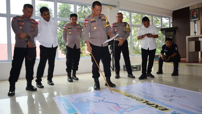  Polres Bintan laksanakan kegiatan Tactical Floor Games (TFG) di Aula Sarja Arya Racana (SAR) Polres Bintan, Rabu (18/10) f,Polres Bintan