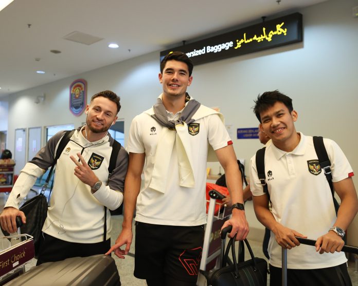 Timnas Indonesia telah berada di Brunei Darusalam, Jumat (13/10) f,pssi