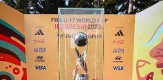 Trophy Experience Piala Dunia U-17 2023 akan Diarak di Surabaya Besok Trophy Experience Piala Dunia U-17 2023 akan digelar di Kota Surabaya, Minggu (29/10) f,pssi