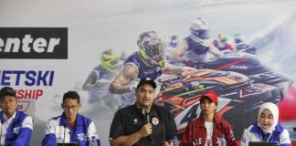 Menpora : Kejuaraan Aquabike Jetski World Championship Lake Toba 2023 Dorong Industri Olahraga Air di Indonesia Menpora RI Dito Ariotedjo, Sabtu (25/11) menilai, kejuaraan Aquabike Jetski World Championship Lake Toba 2023 akan mendorong meningkatnya industri olahraga air serta pembinaan atlet (Pelatnas) khususnya jetski di Indonesia f,kemenpora