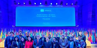 Indonesia Terpilih sebagai Anggota Dewan Eksekutif UNESCO 2023-2027 Indonesia berhasil meraih posisi sebagai salah satu anggota Dewan Eksekutif untuk periode 2023-2027 melalui sebuah proses pemilihan yang berlangsung di Konferensi Umum UNESCO ke-42 di Markas Besar UNESCO di Paris, Prancis (15/11/2023) f,ist