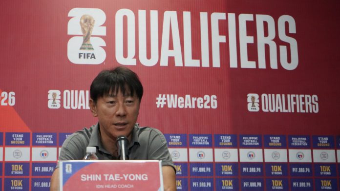 Pelatih tim nasional Indonesia, Shin Tae-yong menegaskan kalau timnya akan lebih kuat nanti saat laga kandang f,pssi