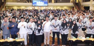 Wali Kota Batam, Rudi Minta Guru Anggap Murid Sebagai Keluarga dan Siapkan Murid Hadapi Masa Emas 2045 Wali Kota Batam, Muhammad Rudi saat menghadiri Seminar Nasional 1000 Guru se-Kota Batam tentang Pencegahan dan penanganan kekerasan di lingkungan satuan pendidikan di Ballroom Hotel Pacific, Senin (11/12) f,Pemko Batam