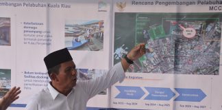 Lima Pelabuhan di Kepri Tuntas Dibangun di Akhir Tahun 2023 Gubernur Kepri Ansar Ahmad saat menjelaskan pembangunan pelabuhan di Kepri beberapa waktu lalu f, diskominfo Kepri