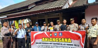 Kegiatan Anjangsana Meriahkan HUT Satpam ke-43 di Wilayah Polresta Tanjungpinang Kapolresta Tanjungpinang Kombes Pol. H. Ompusunggu, melalui Ps.Kasat Binmas AKP Narsanta, mengatakan Polresta Tanjungpinang menggelar kegiatan anjangsana, hari Senin, (18/12) kemarin f,Polresta Tanjungpinang