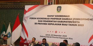 Rakor Forkopimda Kepri, Berikut Hasilnya Gubernur Kepri dan Forkopimda Kepri bersama Forkopimda Batam menggelar rapat kordinasi di Gedung Daerah Provinsi Kepri. Jumat (22/12) malam f,Polda Kepri
