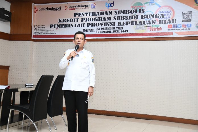 Tahun ini Gubernur Ansar mengeluarkan kebijakan untuk menaikkan plafond pinjaman maksimal hingga Rp40 juta, naik 100 persen dibandingkan maksimal pinjaman sejak kebijakan ini digulirkan di tahun 2021 lalu, yakni Rp20 juta f,diskominfo Kepri