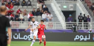 Alami Patah Tulang Kecil Sebelah Hidung, Jordi Harap Sudah Sembut Saat Hadapi Jepang Pemain belakang timnas Indonesia, Jordi Amat mengalami patang tulang kecil bagian hidungnya saat pertandingan melawan Vietnam, Jumat (19/1). f,pssi