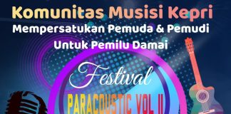 Komunitas Musisi Kepri Gelar Festival Paracoustic Volume II 10-11 Februari Komunitas Musisi Kepri akan mempersembahkan Festival Paracoustic Volume II di Kopi Orang Roemah, Tanjungpinang, 10-11 Februari 2024 f,ist