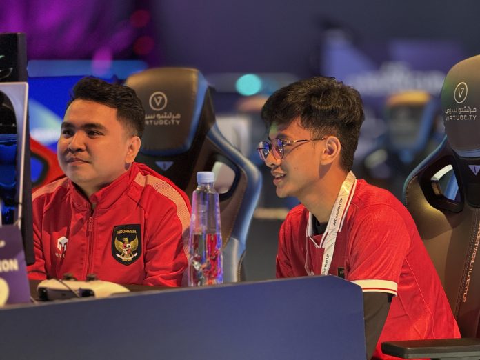 eTimnas Indonesia berhasil melaju ke babak 16 besar gelaran AFC eAsian Cup 2023. Kepastian ini di dapat setelah Rizky Faidan, Akbar Paudie, dan Elga Cahya berhasil memenangkan pertandingan saat menghadapi Jepang pada pertandingan terakhir fase grup D di Virtuocity Doha, Qatar pada Jumat (2/2) siang f,pssi