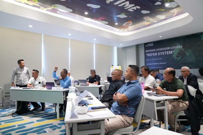 Kursus gelombang kedua 16 para penilai wasit berlangsung mulai hari ini hingga 29 Februari 2024. f,pssi