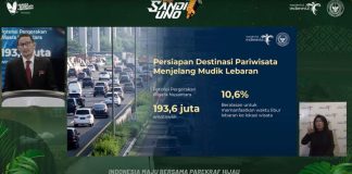 Pemerintah Daerah Didorong Pastikan Kesiapan Destinasi Pariwisata Sambut Libur Lebaran 2024 Menparekraf Sandiaga Salahuddin Uno dalam the Weekly Brief With Sandi Uno, di Jakarta, Senin (18/3/2024). (Sumber: Tangkapan Layar)