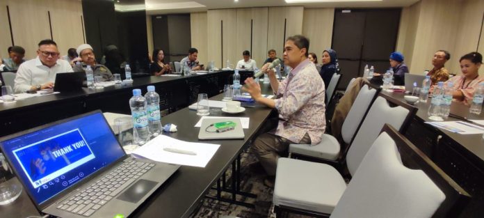 Asosiasi Media Siber Indonesia (AMSI) dan Reporters Without Borders (RSF) resmi meluncurkan program sertifikasi media bertajuk Journalism Trust Initiative di Indonesia, pada Jumat, 26 April 2024 di Hotel Aryaduta, Jakarta f,amsi