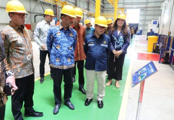 Wali Kota Batam/Kepala Badan Pengusahaan Batam H Muhammad Rudi (HMR), meresmikan Batam Technology Center - Pabrik 5 & 6, PT Karti Yasa Sarana - Cameron SLB di PT Karti Yasa Sarana, Batuampar, Batam, Kamis (25/4/2024) f, Pemko Batam