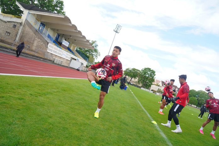Pelatih tim U-23 Indonesia Shin Tae-yong lebih berkonsentrasi untuk menjaga kebugaran pemain jelang menghadapi Guinea di Paris (9/5) pada laga play-off untuk memperebutkan satu tiket tersisa ke Olimpiade Paris f,pssi