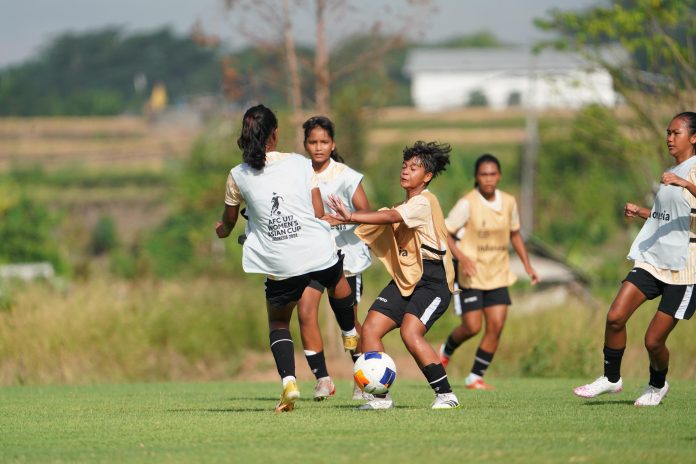 Garuda Pertiwi Muda kembali melakukan persiapan, di hari Rabu (8/5) untuk laga kedua mereka, melawan Korea Selatan (Korsel) f,pssi