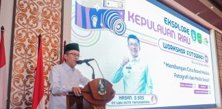 Pelaku Usaha UMKM di Tanjungpinang dan Bintan Ikuti Workshop Fotografi dari KPC Penjabat (Pj) Wali Kota Tanjungpinang, Hasan, membuka workshop fotografi yang dilaksanakan Kepri Photo Community (KPC) di Aula Wan Seri Beni, Dompak, Sabtu (11/5) f,Pemko Tanjungpinang