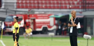 Timnas U-17 Alami Kekalahan Dari Tiga Laga di Piala Asia U17, Ini Harapan Pelatih Pelatih kepala tim, Satoru Mochizuki saat menyaksikan permainan tim sepak bola wanita U-17 Indonesia. Laga terakhir mereka di ajang itu, takluk atas Korea Utara dengan skor telak 0-9, di Stadion Kapten I Wayan Dipta, Gianyar, Bali, Minggu (12/5) f, pssi