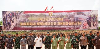 Pemko Batam Apresiasi Satgas TMMD Kodim 0316 Bantu Pembangunan Infrastruktur di Kavling Bukit Pelita Indah Upacara Penutupan TMMD Ke-120 TA. 2024 di Lapangan Trade Centre, Kabil, Jumat (7/06/2024) f,Pemko Batam