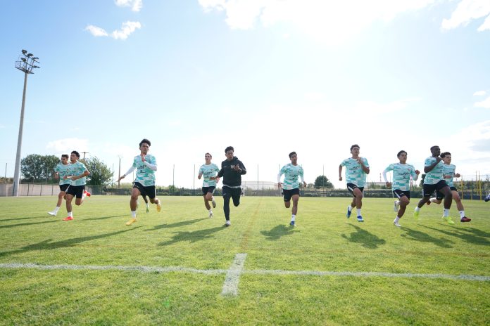 Tim U-20 Indonesia akan menghadapi Ukrania dalam turnamen Tournoi Maurice Revello, di Stade Jules-Ladoumegue, Selasa (4/6) pukul 23.00 WIB f,pssi