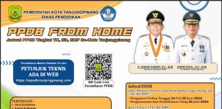 Penerimaan Peserta Didik Baru di Tanjungpinang Tahun Ini Dimulai 24 Juni Dinas Pendidikan (Disdik) Kota Tanjungpinang menyatakan akan memulai penerimaan peserta didik baru (PPDB) untuk TK, SD, dan SMP pada 24 Juni 2024 f, Disdik Tanjungpinang