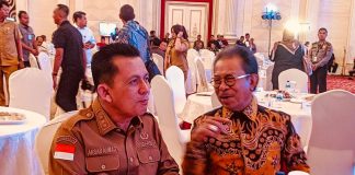 Pemprov Kepri Kucurkan Anggaran Rp226 Miliar Dukung Pilkada Serentak 2024 Gubernur Kepri, Ansar Ahmad dan Ketua DPRD Kepri, Jumaga Nadeak saat menghadiri Rapat Koordinasi (Rakor) Kesiapan Penyelenggaraan Pilkada Serentak Tahun 2024 Wilayah Sumatera berlangsung di Regale International Convention Center, Medan, Sumatera Utara, pada Selasa (9/7/2024). f,Diskominfo Kepri