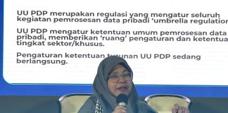 Jelang Pemberlakuan UU PDP, Perusahaan Media Wajib Pahami Ini Ketua Umum Aliansi Jurnalis Independen (AJI) Nany Afrida dalam Sosialisasi UU PDP terkait rangkaian Indonesia Digital Conference (IDC) 2024 yang digelar Asosiasi Media Siber Indonesia (AMSI) di Jakarta, Kamis (29/8/2024) f,AMSI
