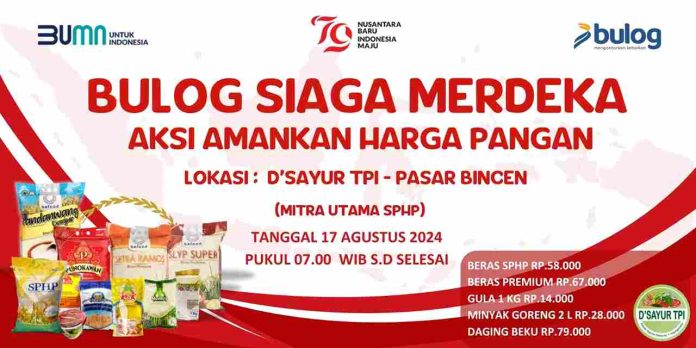 Perum Bulog Tanjungpinang akan menyelenggarakan kegiatan bertajuk 