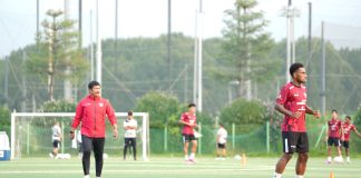 Tim U-20 Indonesia Siap Hadapi Turnamen di Korea Selatan Pelatih tim Indra Sjafri bersama para tim U-20 di pemusatan latihan (TC-Training Center) Korea yang sudah berlangsung dua hari yang lalu. Mereka tiba di Seoul, Korea Selatan (Korsel) pada Rabu (21/8). f,pssi