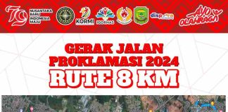 Dispora Tanjungpinang Rilis, Rute Gerak Jalan Proklamasi 2024, Berikut Rinciannya Rute Gerak Jalan Proklamasi 2024, telah dirilis Dinas Kepemudaan dan Olahraga (Dispora) Kota Tanjungpinang f,Pemko Tanjungpinang