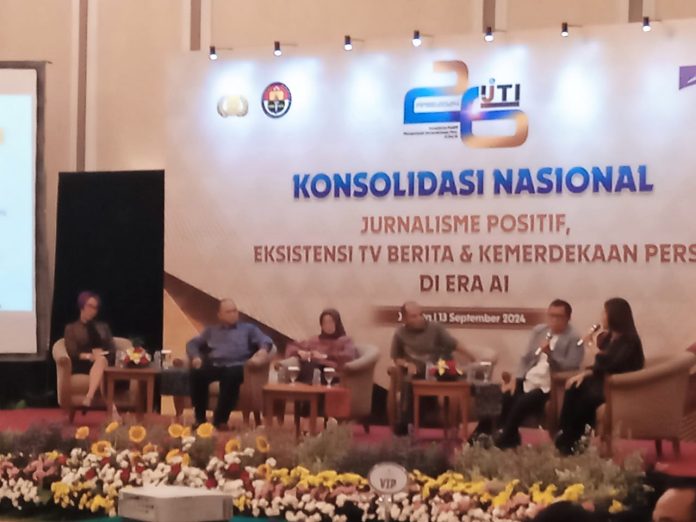 Sebanyak 12 jurnalis yang tergabung dalam Pengda IJTI) Kepri menghadiri Konsolidasi Nasional IJTI yang berlangsung di Menara Peninsula Hotel, Jakarta Pusat, pada Jumat (13/9/2024). F,kiriman untuk BI